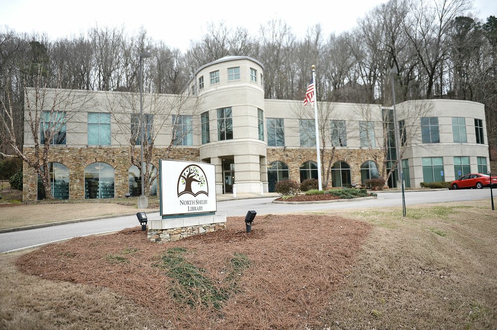 Front of North Shelby Library