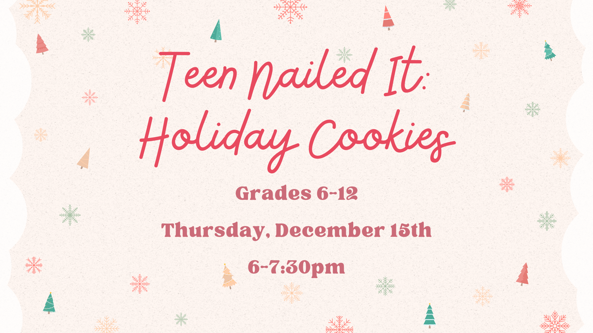 Teen Nailed It, Thursday December 15 6pm