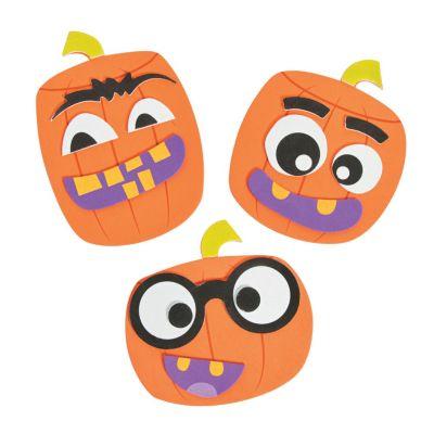 Goofy pumpkin magnet