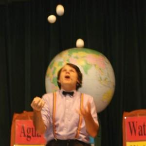 Man juggling