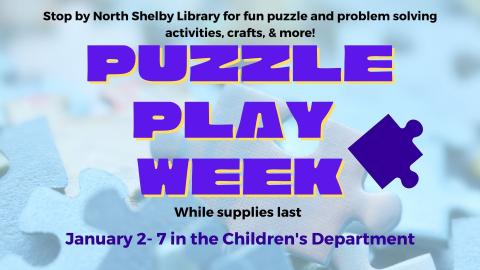 Puzzle Play Week!