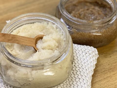 Brown sugar scrub