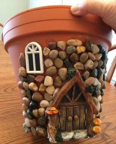 Fairy Cottage Planter