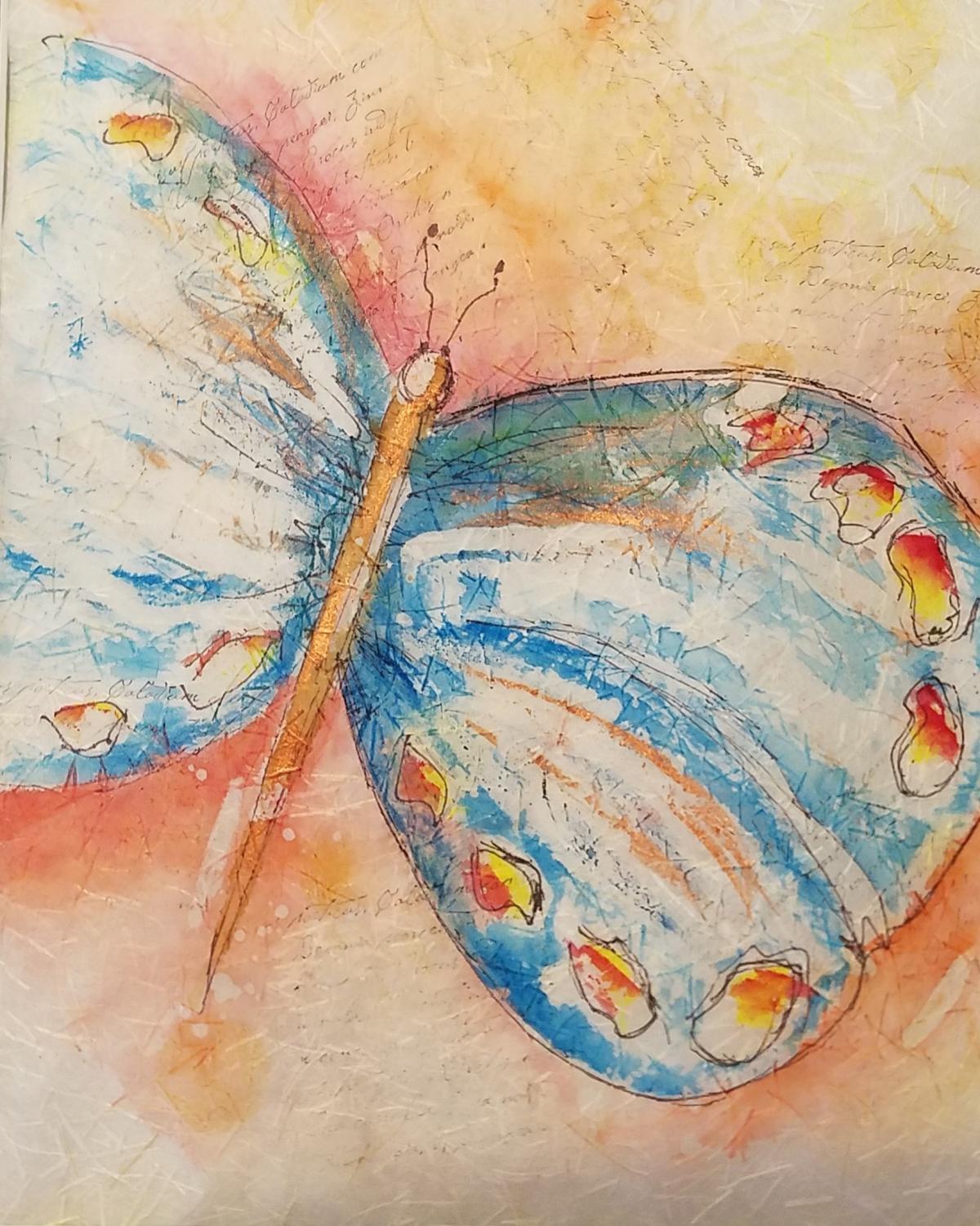 Butterfly on Batik